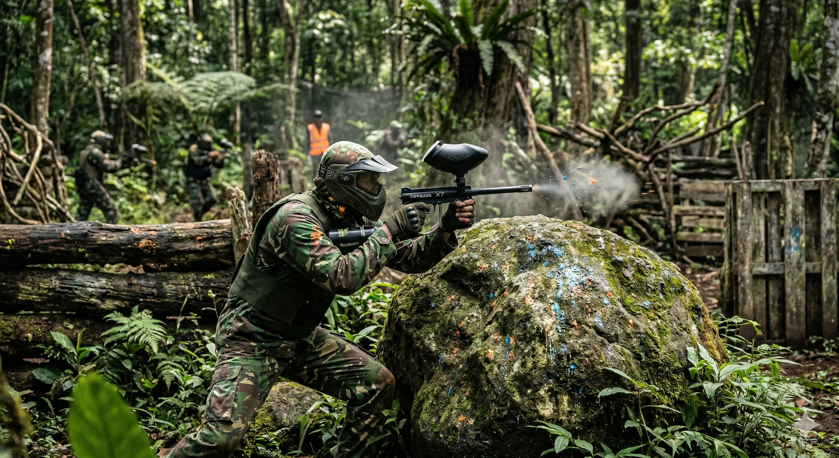 Kegiatan Simulasi Perang Paintball
